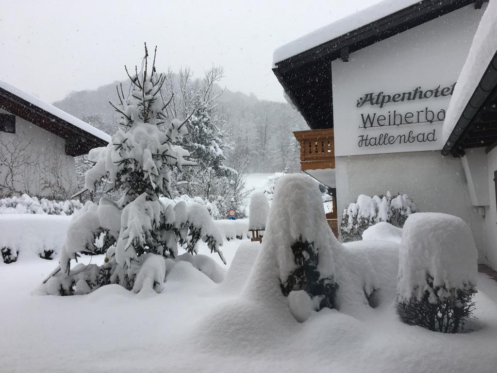 Ferienwohnungen Weiherbach - Hallenbad Berchtesgaden Ngoại thất bức ảnh